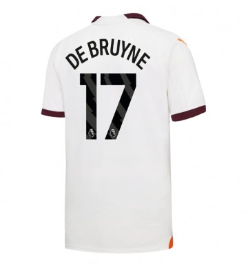 Lacne Muži Futbalové dres Manchester City Kevin De Bruyne #17 2023-24 Krátky Rukáv - Preč